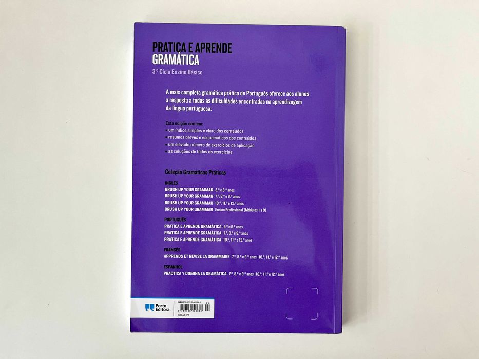 Pratica e Aprende Gramática Português 7º, 8º, 9º
