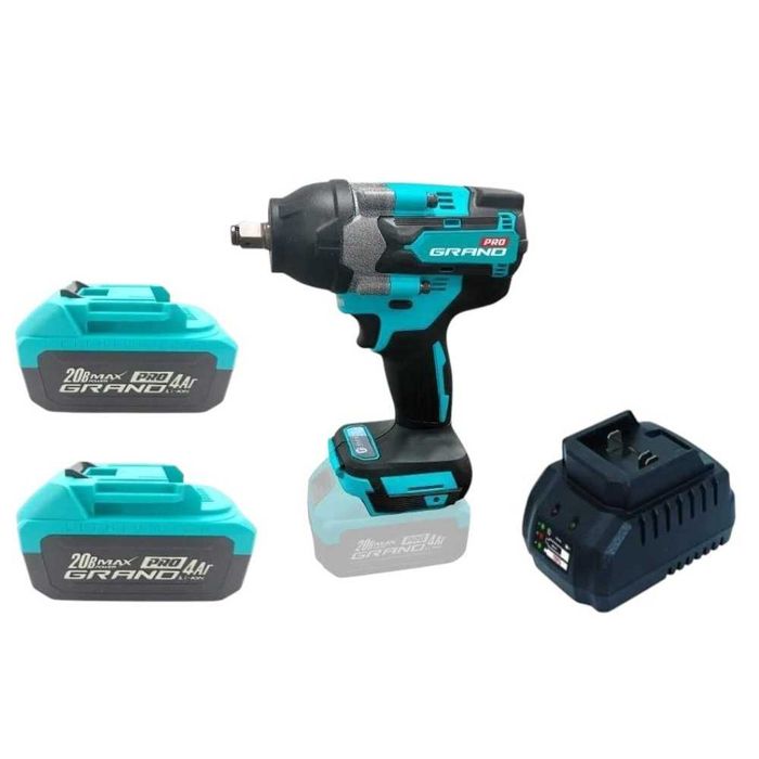 Аккумуляторный гайковёрт ударный GRAND АГ-800Нм мощный гарантия Чехия