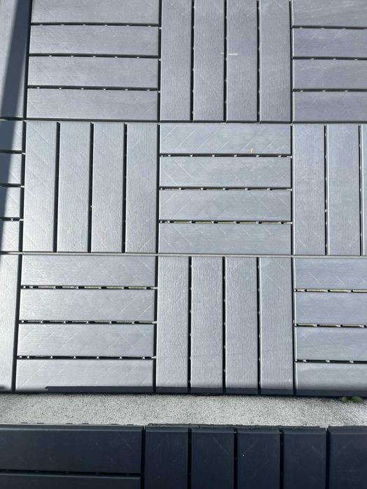 Płyta podłogowa, ogrodowa, ciemnoszary, 0.81 m²