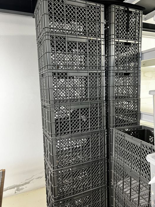 Caixas de plastico para fruta tamanho : 50x30x26