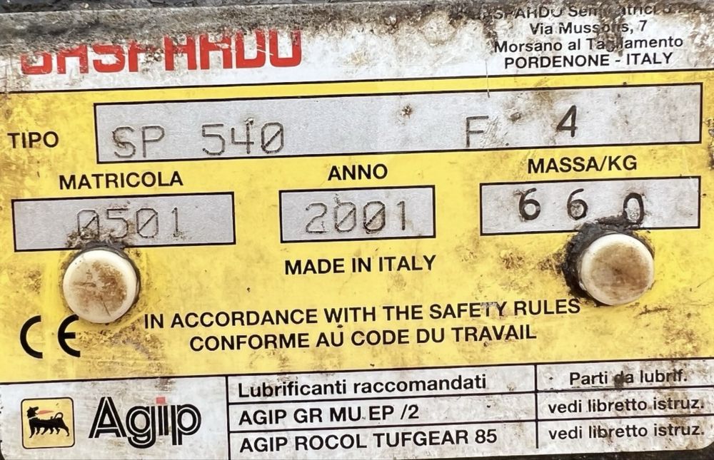 Semeador gaspardo de 4 linhas