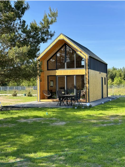 Nowoczesna Stodoła 70m2 / Stan Deweloperski / Domek drewniany