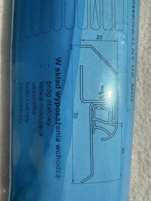 Próg uniwersalny DRE 80 cm – listwa progowa