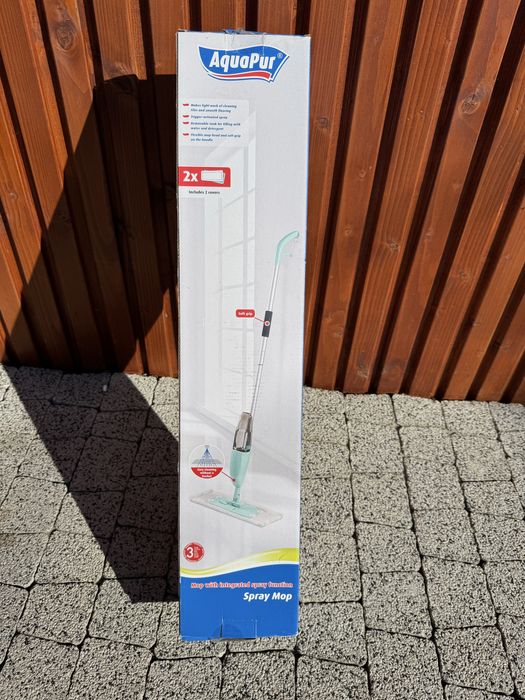 AQUAPUR Mop z funkcją rozpylania wody 2 WKŁADY