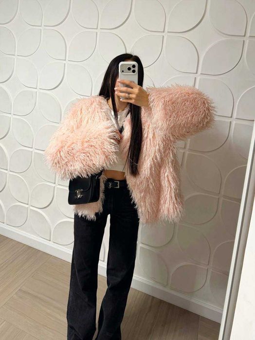 Шуба жіноча дуже стильна та тепла | шуба женская зимняя модель 660