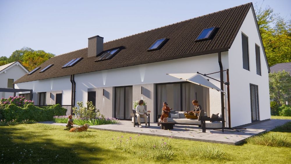 NOWOCZESNA STODOŁA 5 pokoi GARAŻ rekuperacja i tylko 5 minut od MARINO