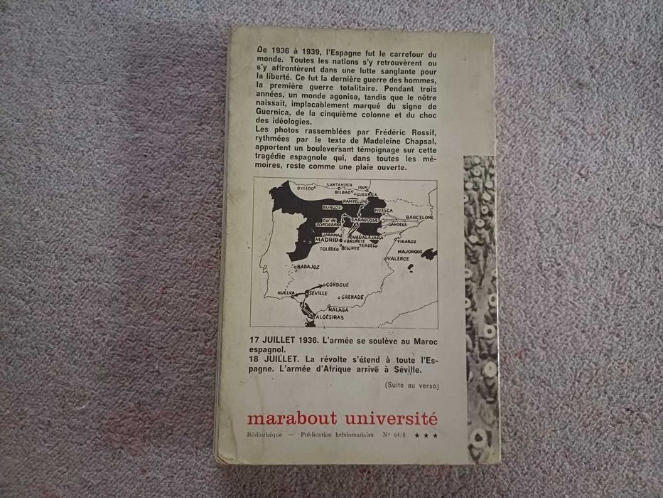 Livro - Mourir a Madrid, de Frédéric Rossif, Madeleine Chapsal