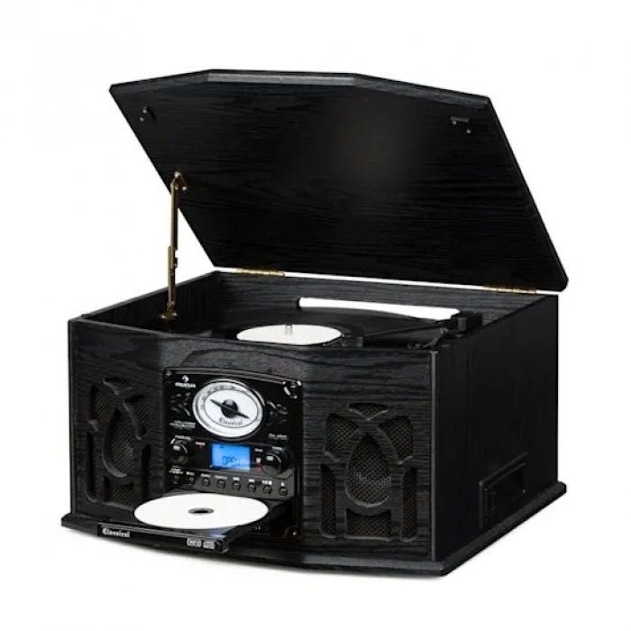 Виниловый ретро проигрыватель Стереосистема Auna NR-620(Германия)