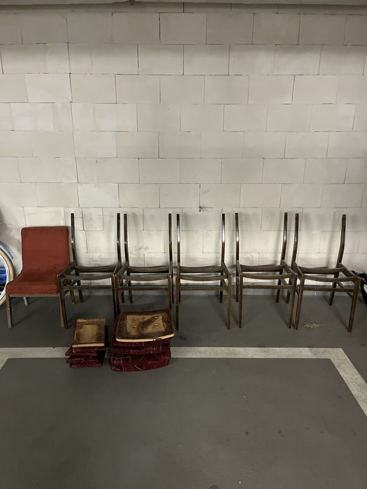 Krzesła PRL i fotel do renowacji (ceny w tresci ogloszenia)