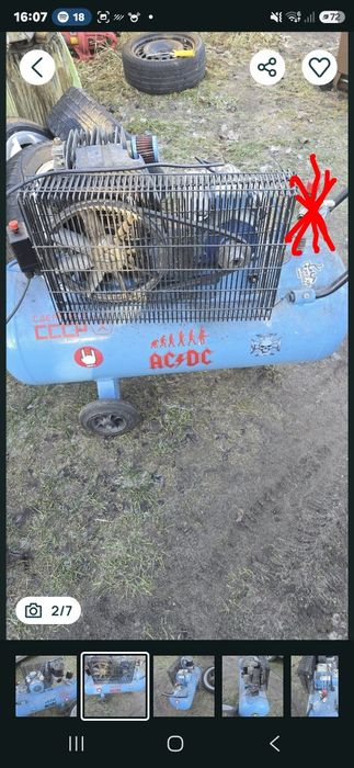 Sprezarka włoska 2 cylindrowa