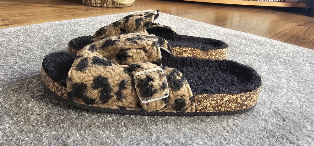 Klapki laczki profil korek chodaki mule 39