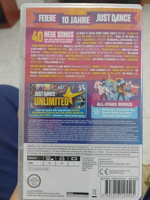 Just Dance 2020 Nintendo Switch