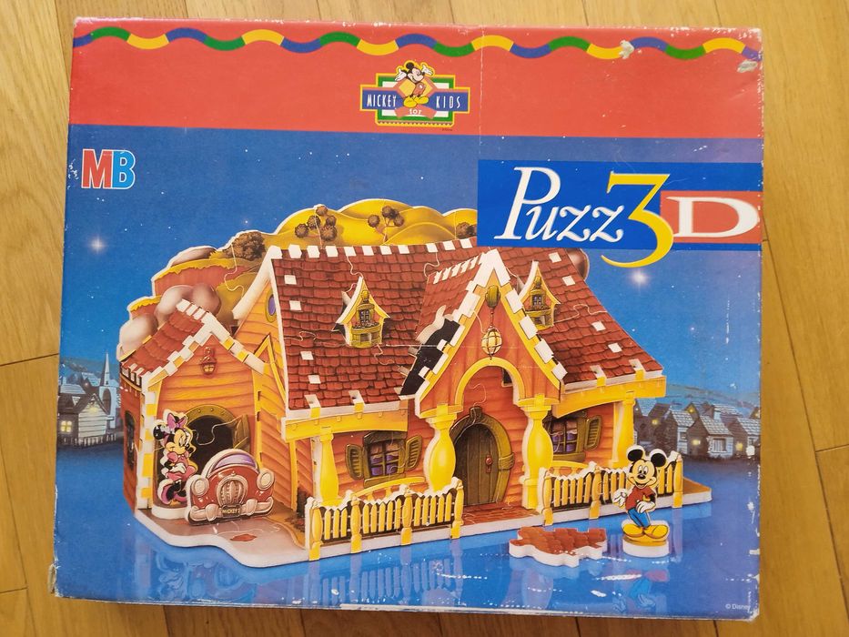 Puzzle 3D - Dom Myszki Miki i Myszki Minnie