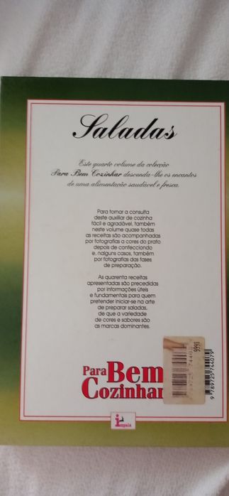 Livro para preparar saladas