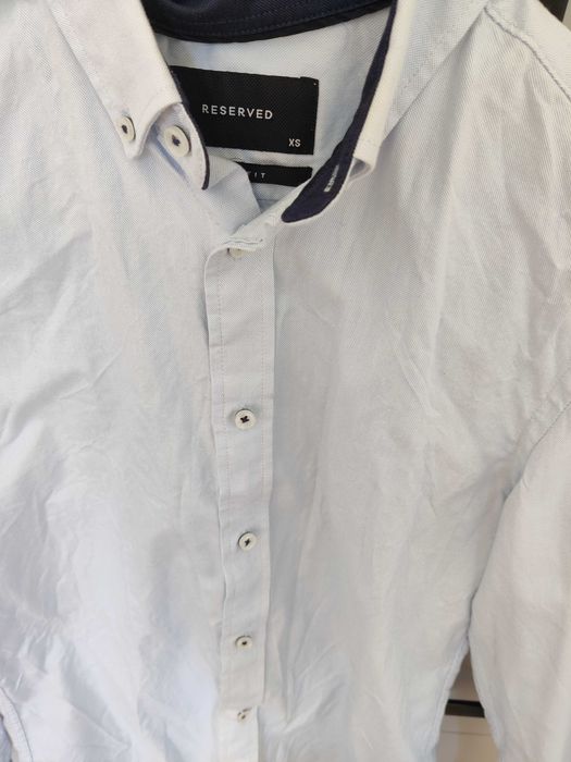 Reserved koszula wyjściowa piękna z latami na łokciach 34/XS