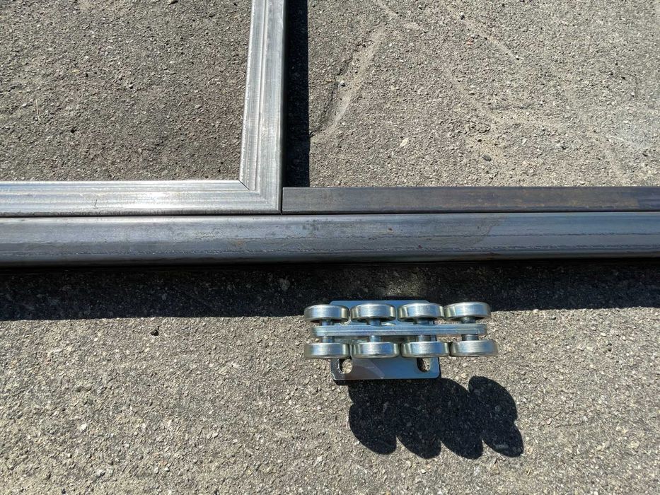 Комплект відкатні ворота GF96 власне виробництво, т-профіль, фурнітура