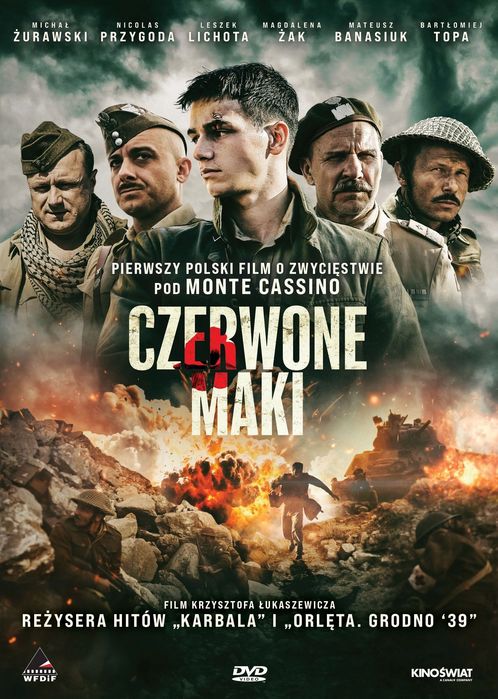 Czerwone maki, płyta DVD. Kino Świat. Nowy Produkt
