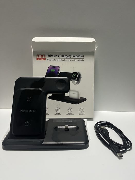 Carregador Wireless 3-in-1