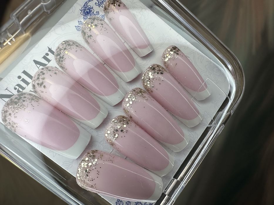 Recznie zdobione Tipsy Press On