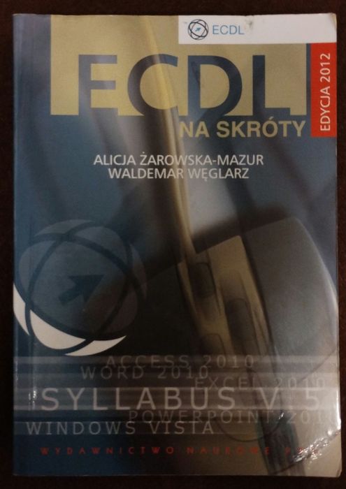 Książka "ECDL na skróty" edycja 2012