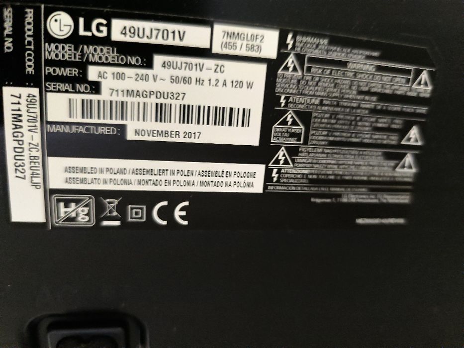 Televisão LG 49UJ701V