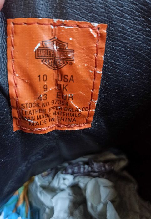Męskie buty, sztyblety Harley Davidson roz.43 STAN 5+/6