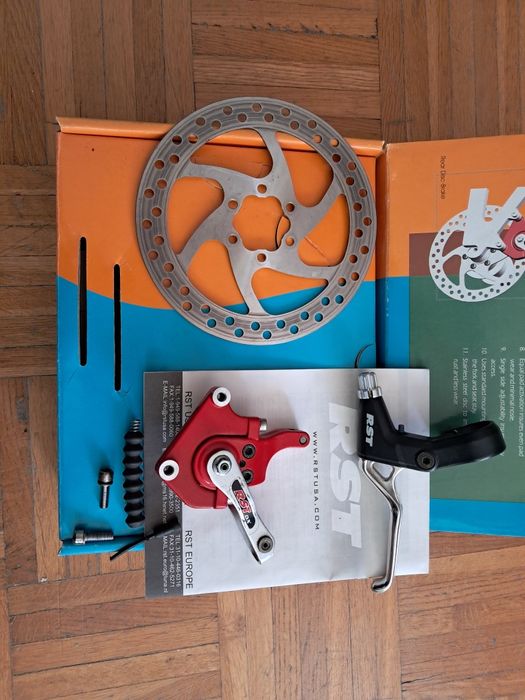 Hamulec tarczowy mechaniczny RST DX 1999 rok retro mtb vintage