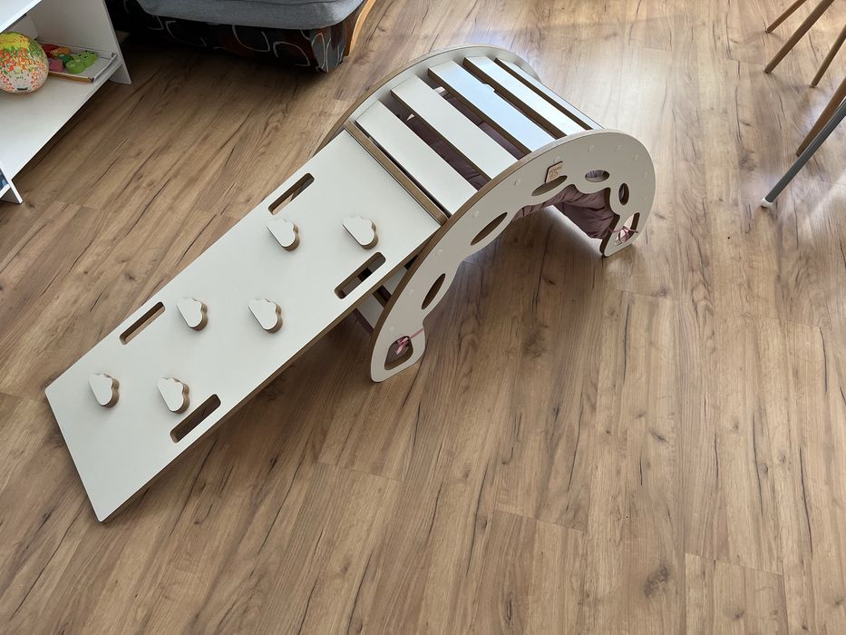 Leżak MISIOO Bujak Small Rocker 4 w 1 / ścianka wspinaczkowa/zjeżdżalnia
