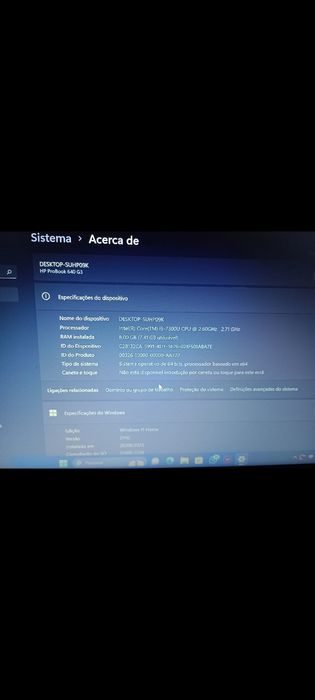 Vendo noteboo hp pro book 640 g3