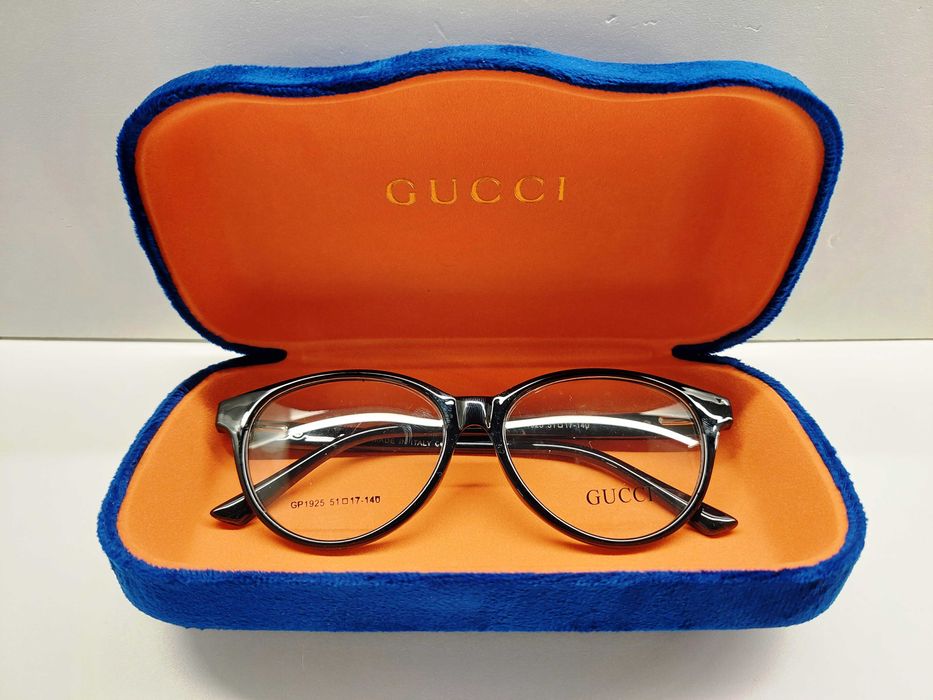 GUCCI - Nowe Czarne oprawki okulary