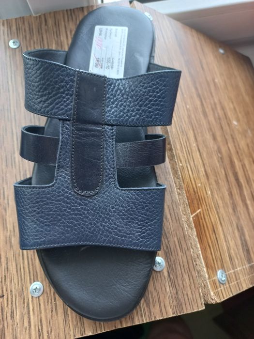 Шлепанцы кожа  27,5 см 41  размер