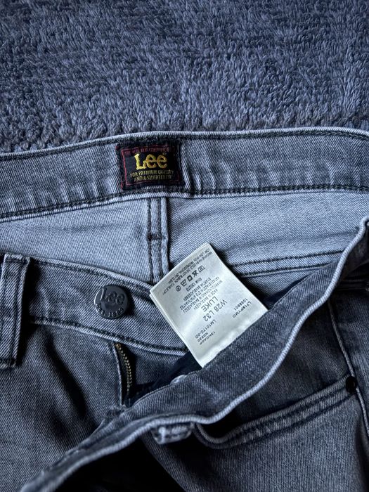 Spodnie jeansy slim szare Lee Luke 28/32