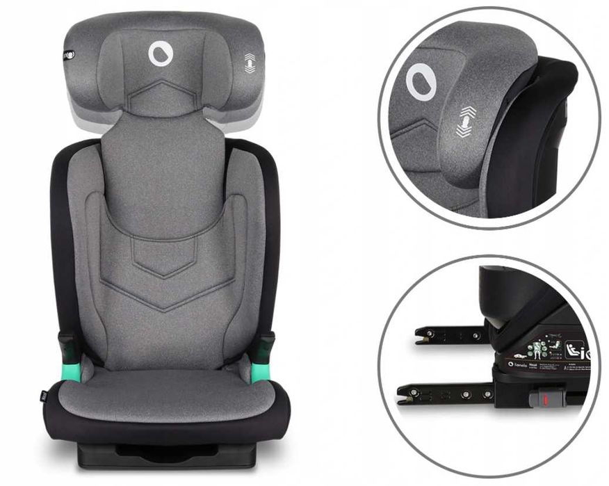 Fotelik Samochodowy Lionelo Neal 15-36 Kg Isofix POCHYLANY