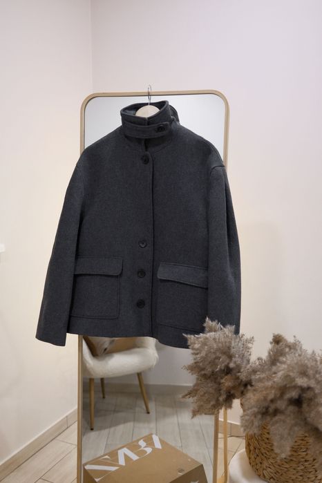 пальто коротке вовняне, Zara, S,M