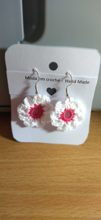 Cerejas, Melancias e Flores em Brincos