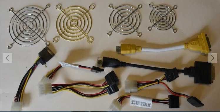Akcesoria PC, taśmy sata ata,molex, adapter hdmi dvi vga,