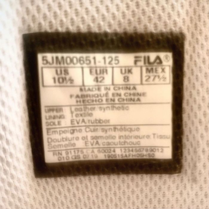 Sneakersy FiLA 41 - 27 cm cm buty