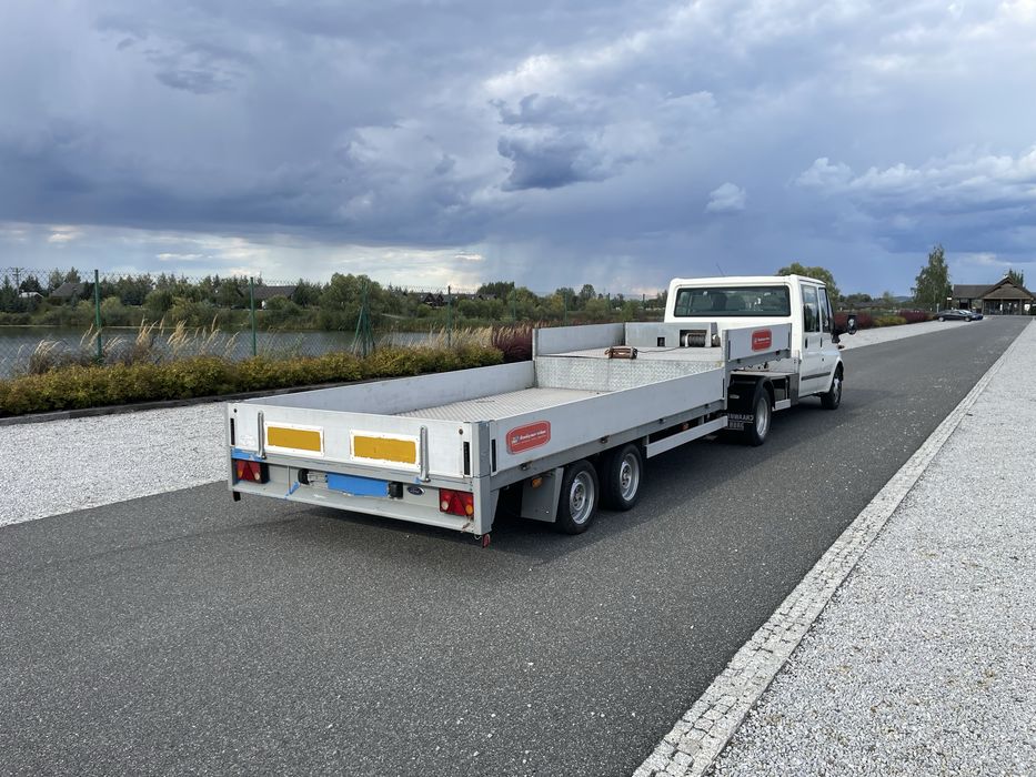 Ford transit mały ciągnik siodłowy kat B+E autolaweta MINI TIR