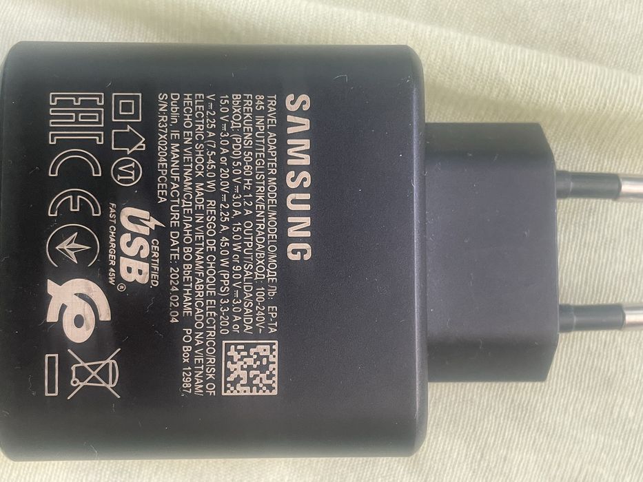 Ładowarka Oryginalna Samsung 45w adapter om