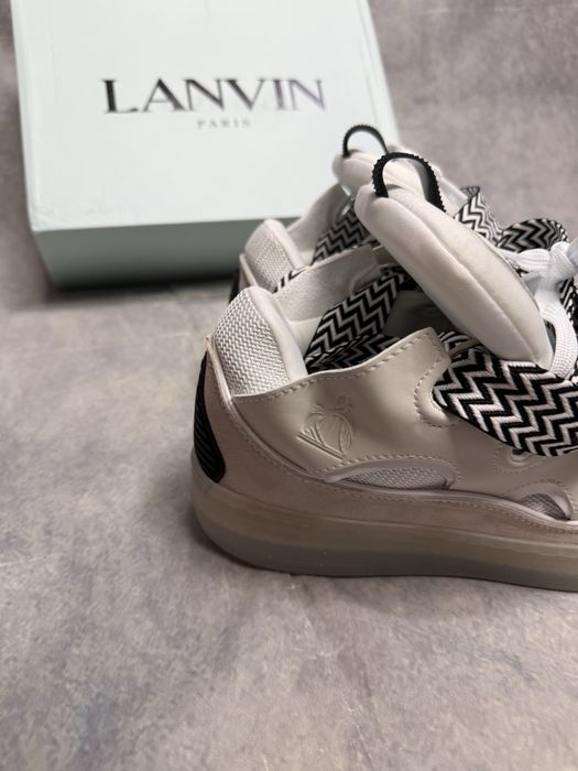 Кроссовки Lanvin Curb White/Beige , Ланвин , 43 , 44