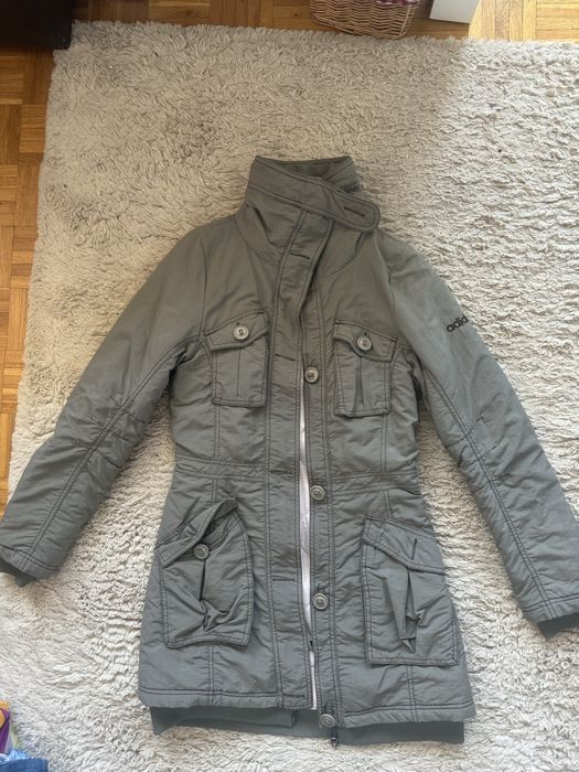 Kurtka adidas wiosenna zielona damska roz.S