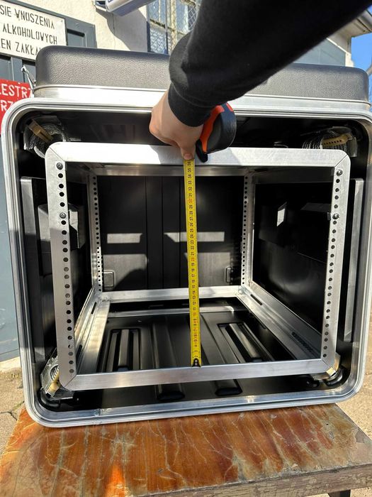 SKB Shock Rack 8U 2x szyna 50cm  19 cali  case skrzynia FAKTURA
