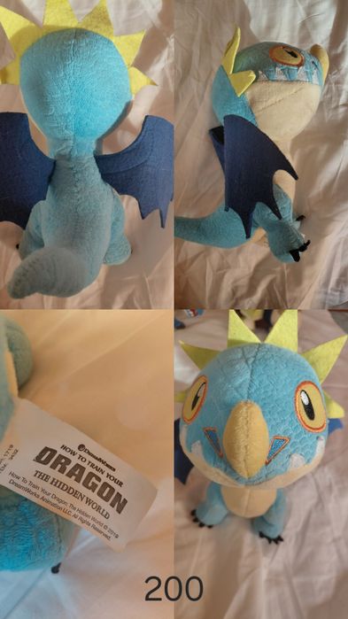 Фигурки драконов из м/ф "как приручить дракона"