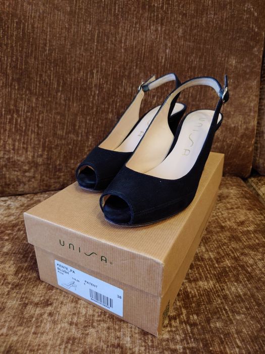 Туфли, новые, натуральная замша