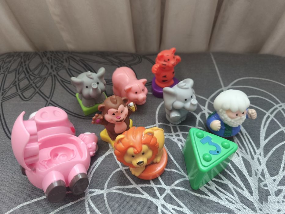 Фигурки ковчег Kiddieland трактор Киддилэнд сафари пиратский корабль Play-Doh