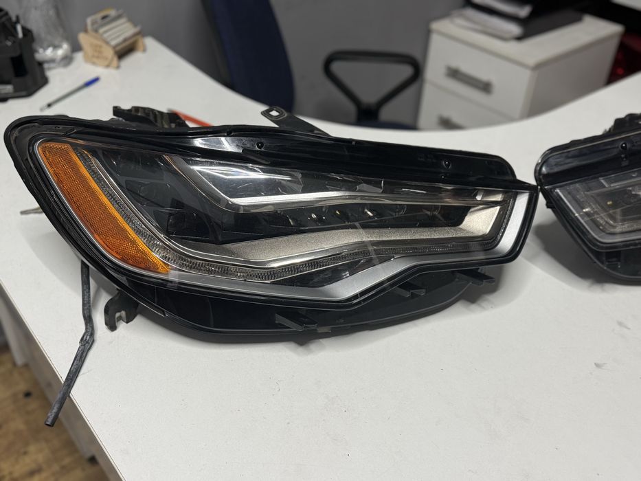 Фары audi a6 c7 full led matrix фари audi a6 c7 фари ауді а6 с7