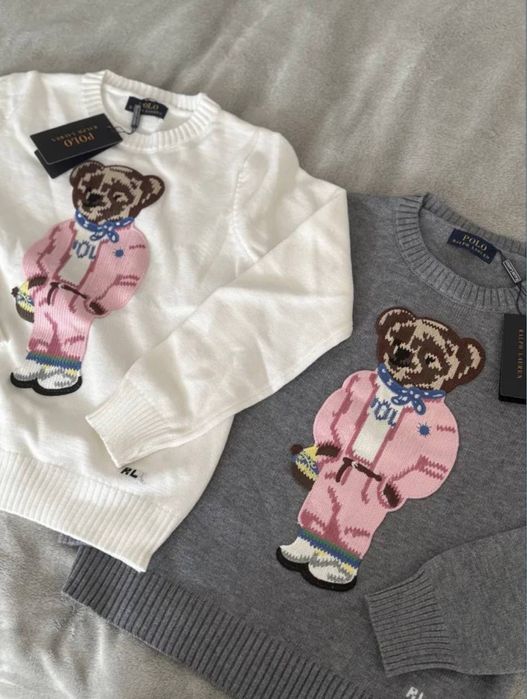 Жіночий светер Poli Ralph Lauren Polo Bear светер з ведмедиком Поло