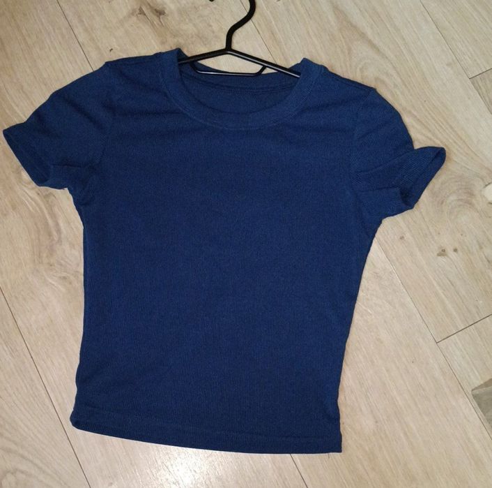 Granatowy top damski