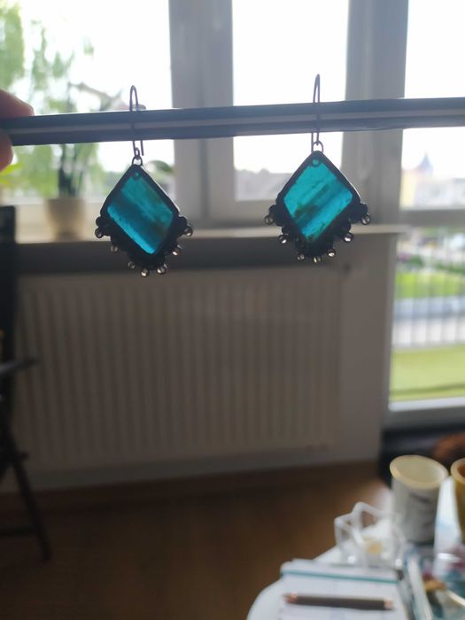 Kolczyki Roman Glass z certyfikatem