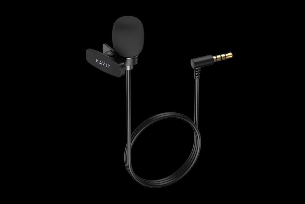 Microfone de Lapela MC361, com Jack 3.5mm - Havit